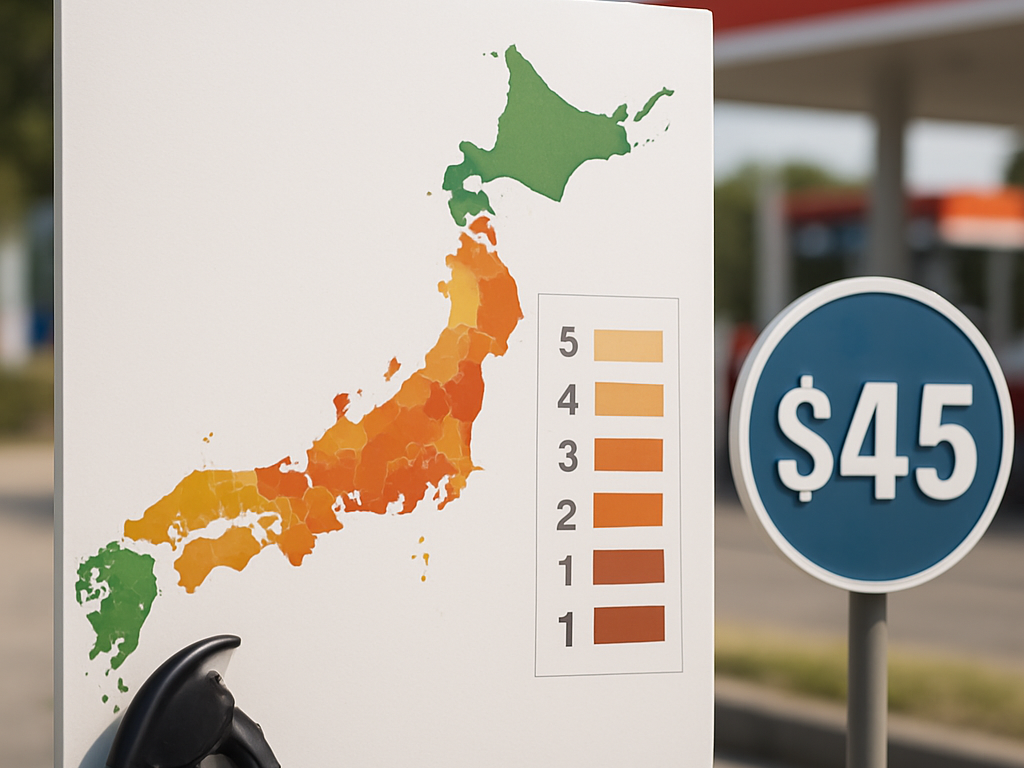 今ガソリンが高い県はどこ?地図とランキングで確認でき、安い入れどきまでわかる