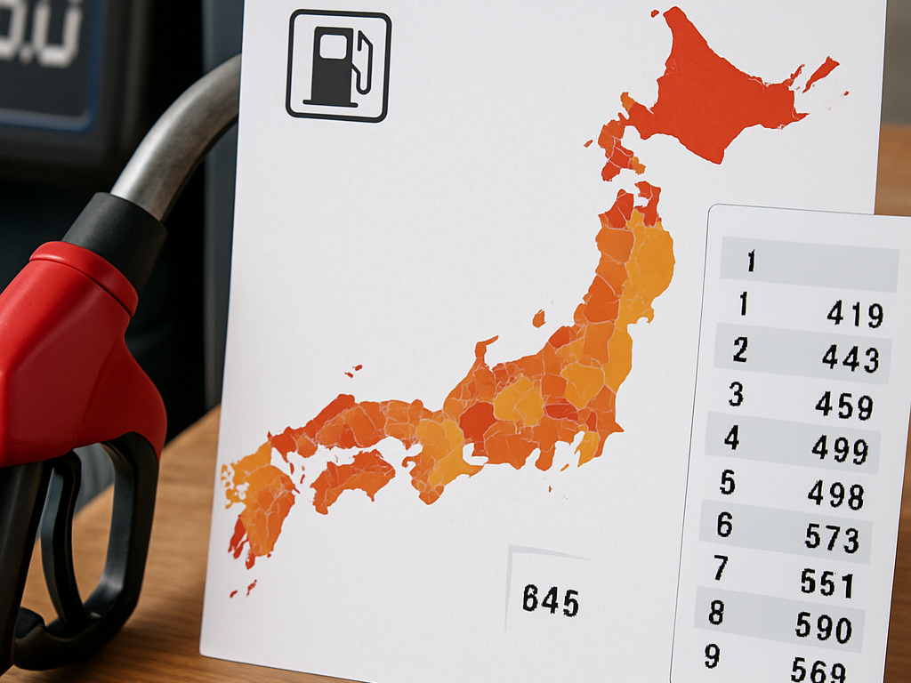 夕暮れの空に照らされた閑散とした一般的なガソリンスタンドで給油する車